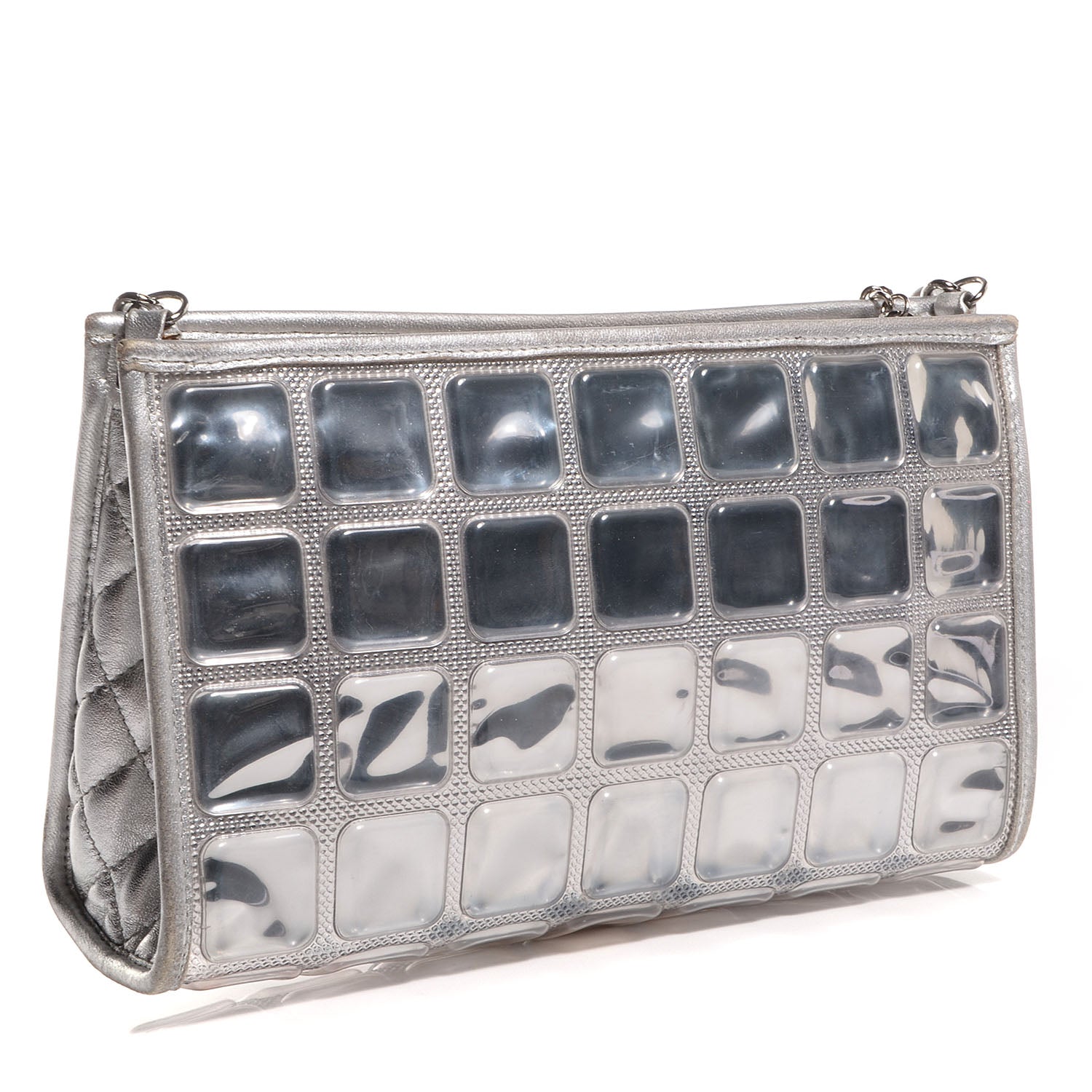 Chanel Vinyl Ice Cube Pochette 3 of 8