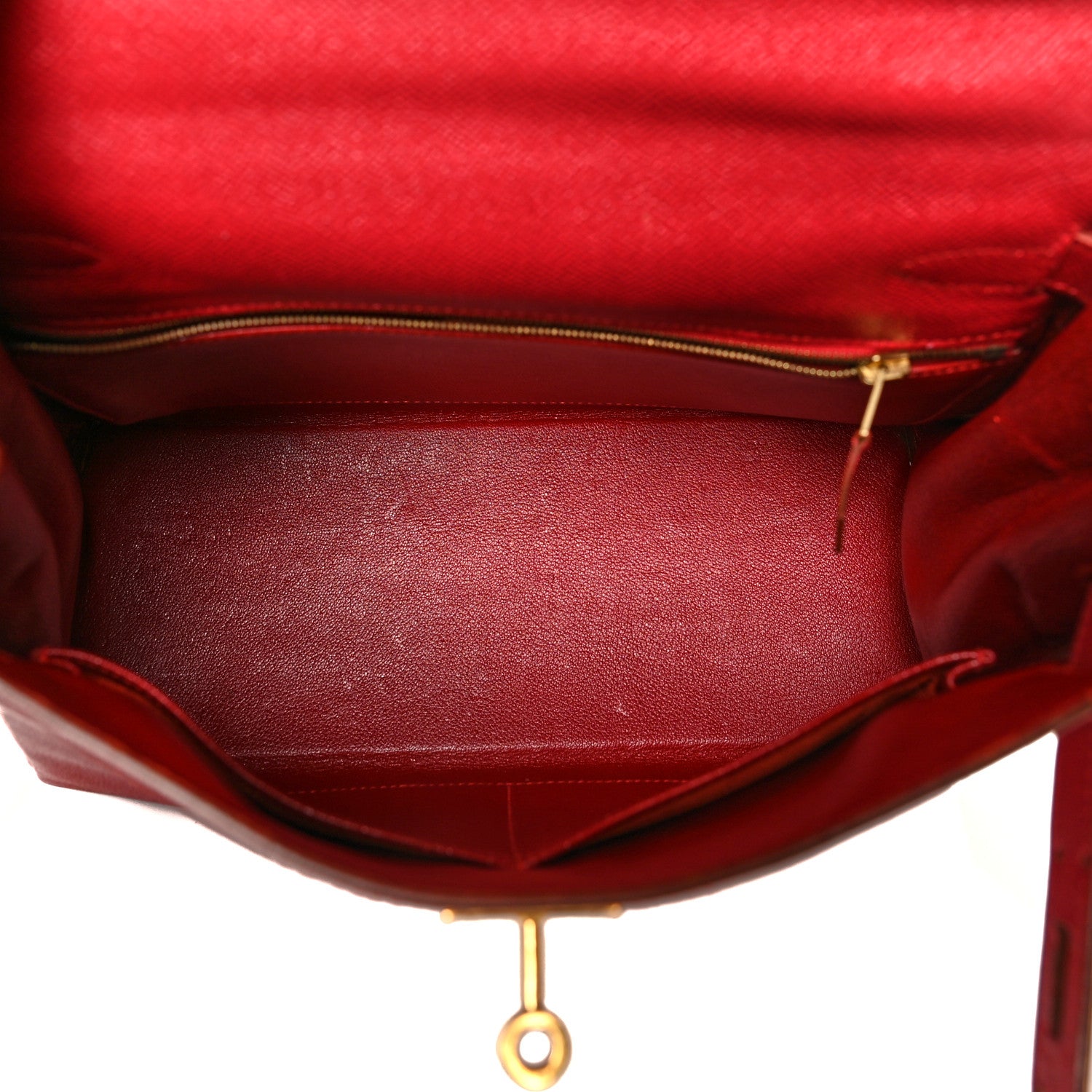 Hermes Courchevel Kelly Retourne 28 Rouge Vif 4 of 13