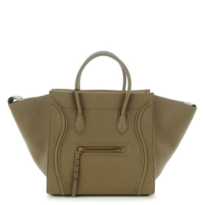 Celine Bullhide Calfskin Medium Phantom Luggage Taupe 1 of 7