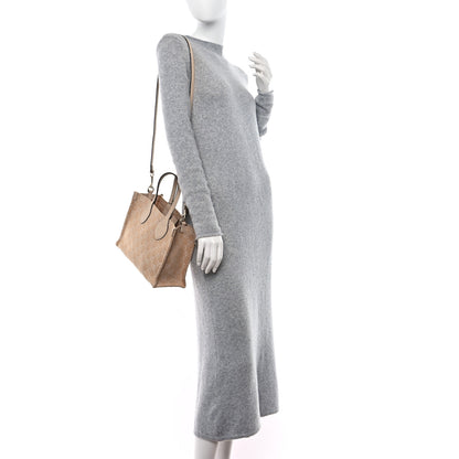 Gucci Denim Ophidia GG Monogram Tote Medium Light Beige 2 of 13