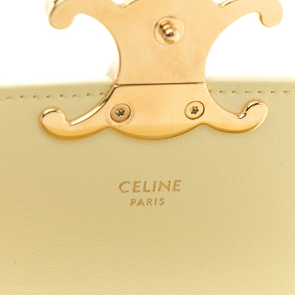 Celine Shiny Calfskin Mini Triomphe Pollen 6 of 13