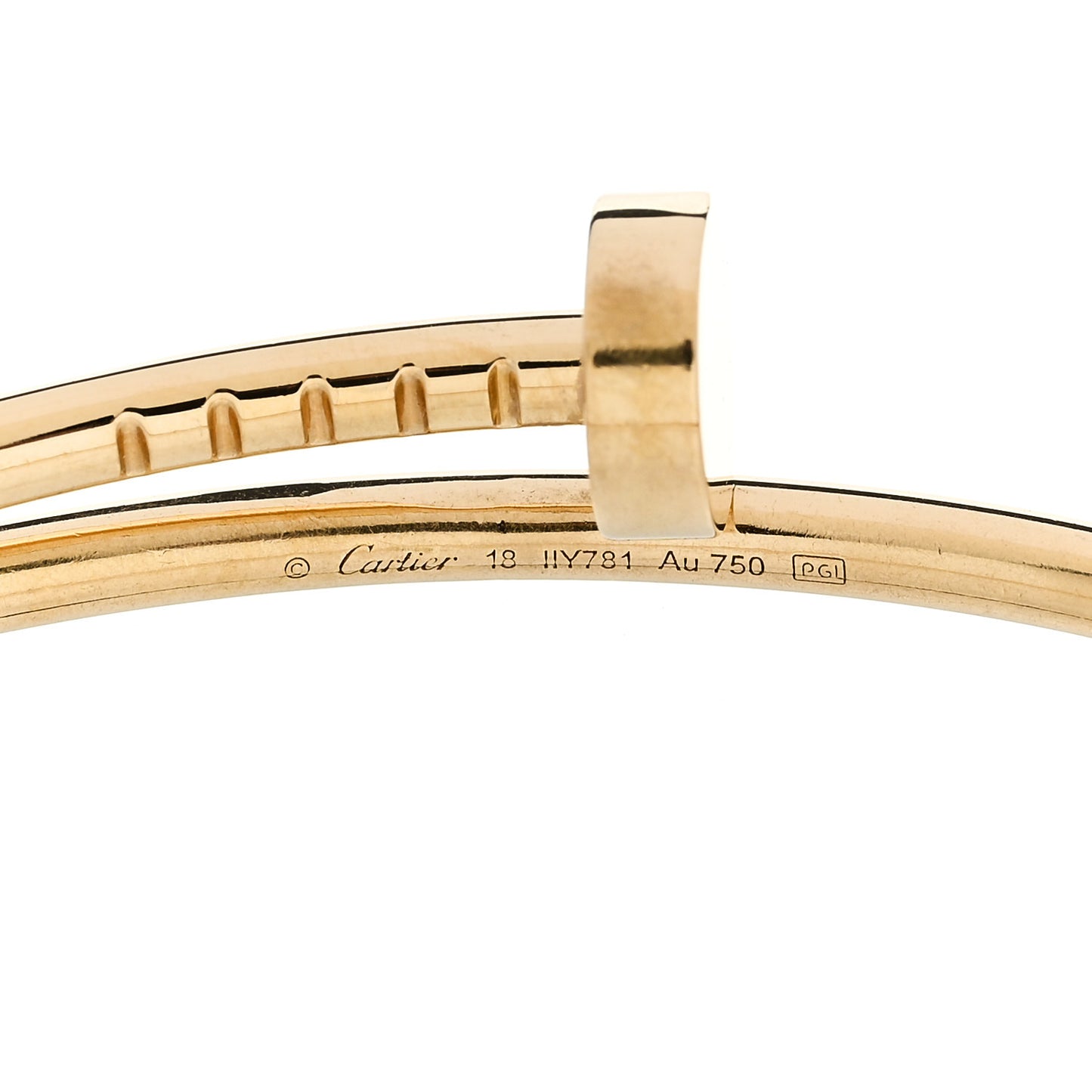 18K Yellow Gold Small Juste Un Clou Bracelet 18