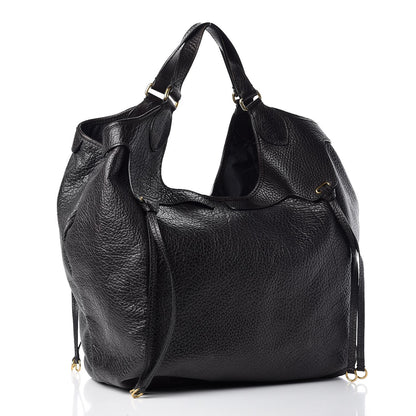 Givenchy Pebbled Calfskin Hobo Black 3 of 10