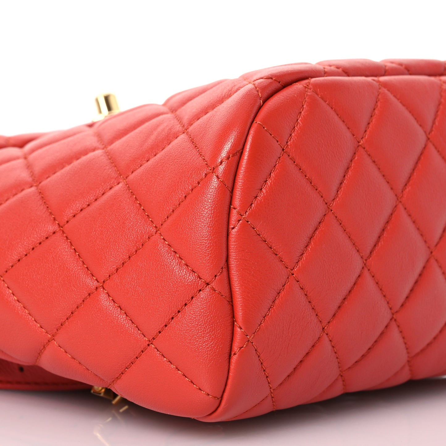 Calfskin Quilted Mini Urban Spirit Backpack Red