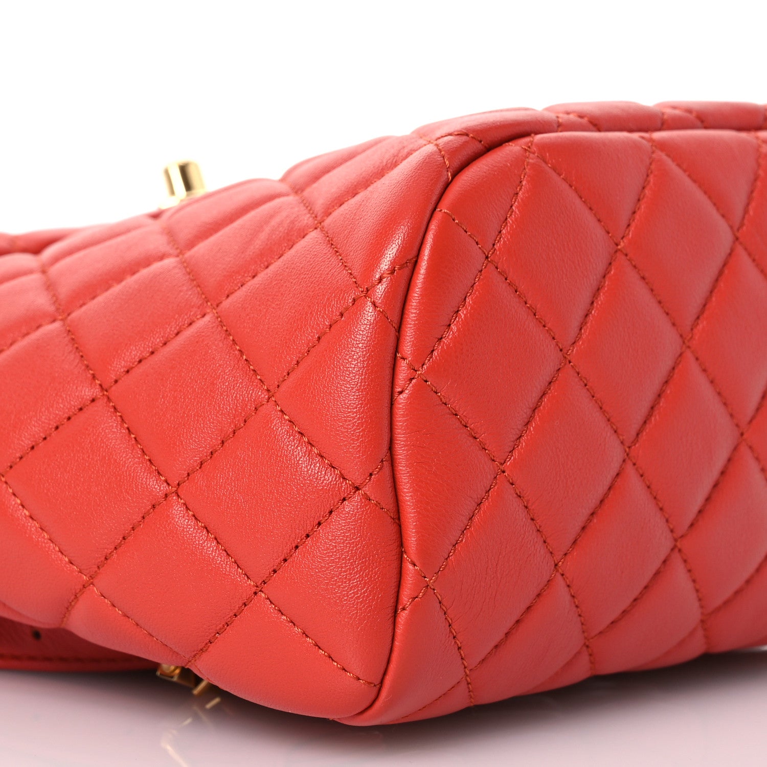 Chanel Calfskin Quilted Mini Urban Spirit Backpack Red 8 of 12