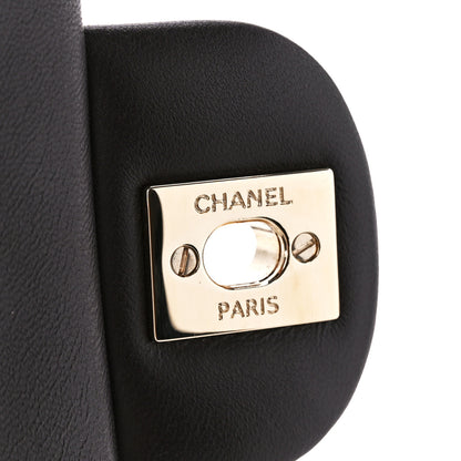 Chanel Lambskin Quilted Mini Rectangular Flap Dark Brown 7 of 11