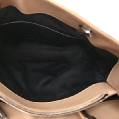Saint Laurent Calfskin Y Quilted Monogram Large Loulou Shopper Nude Powder 6 of 10