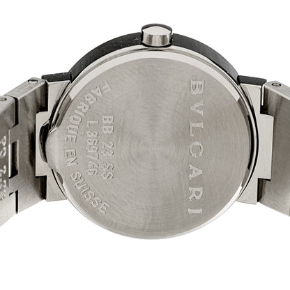 Bulgari Stainless Steel 23mm Quartz Watch  White 4 of 4
