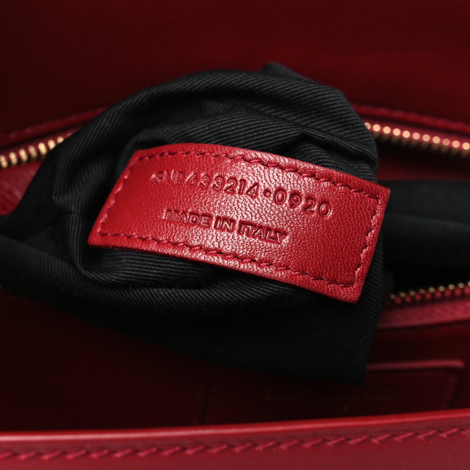 Saint Laurent Box Calfskin Le Carre Satchel Opyum Red 7 of 10