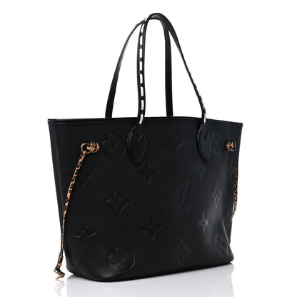 Louis Vuitton Empreinte Monogram Giant Wild At Heart Neverfull MM Black 3 of 8