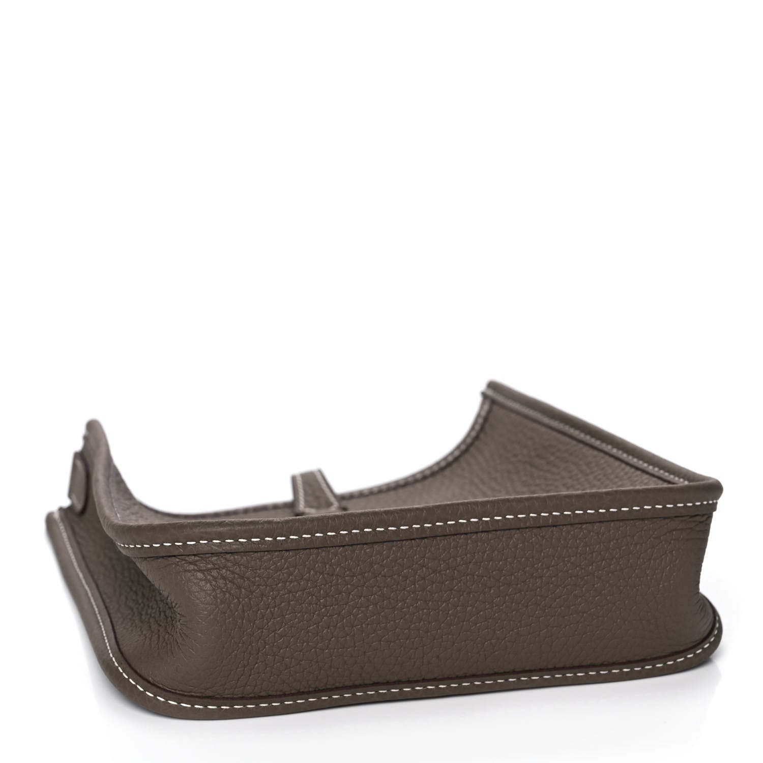 Hermes Taurillon Clemence Amazone Evelyne TPM Etoupe Bleu Indigo 4 of 12