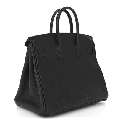 Hermes Togo Birkin 25 Black 10 of 31