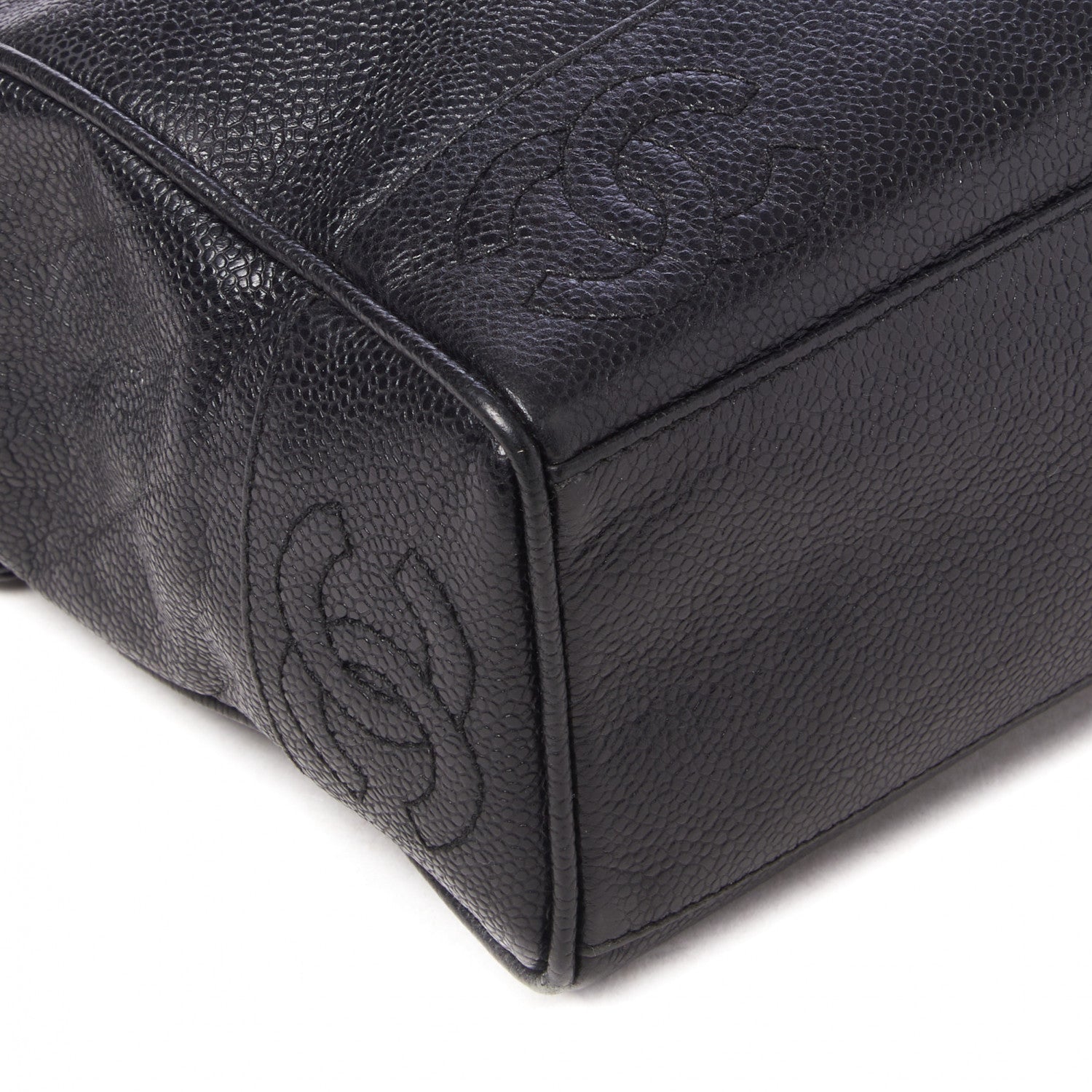 Chanel Caviar CC Shoulder Bag Black 5 of 8