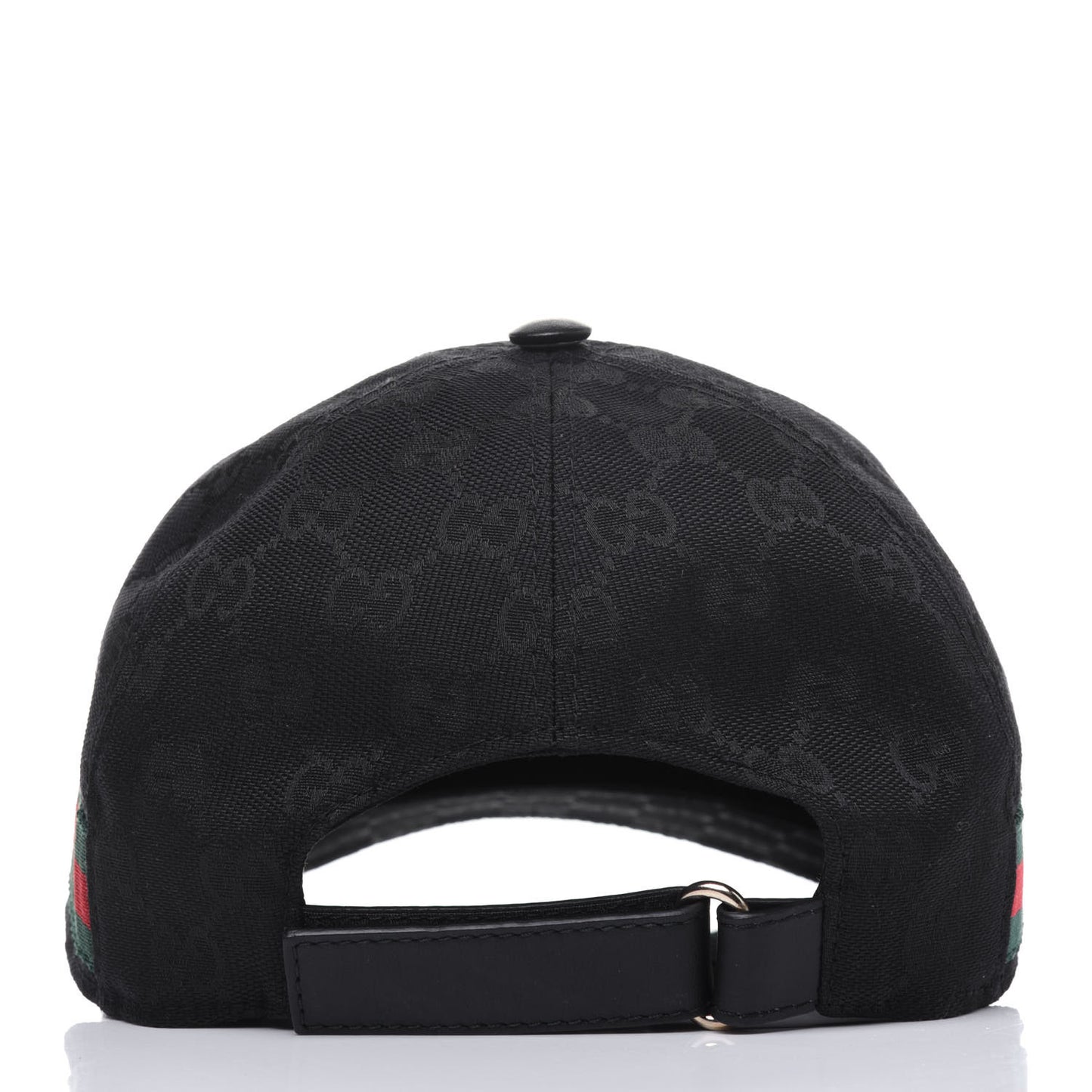 Monogram Web Baseball Hat M Black