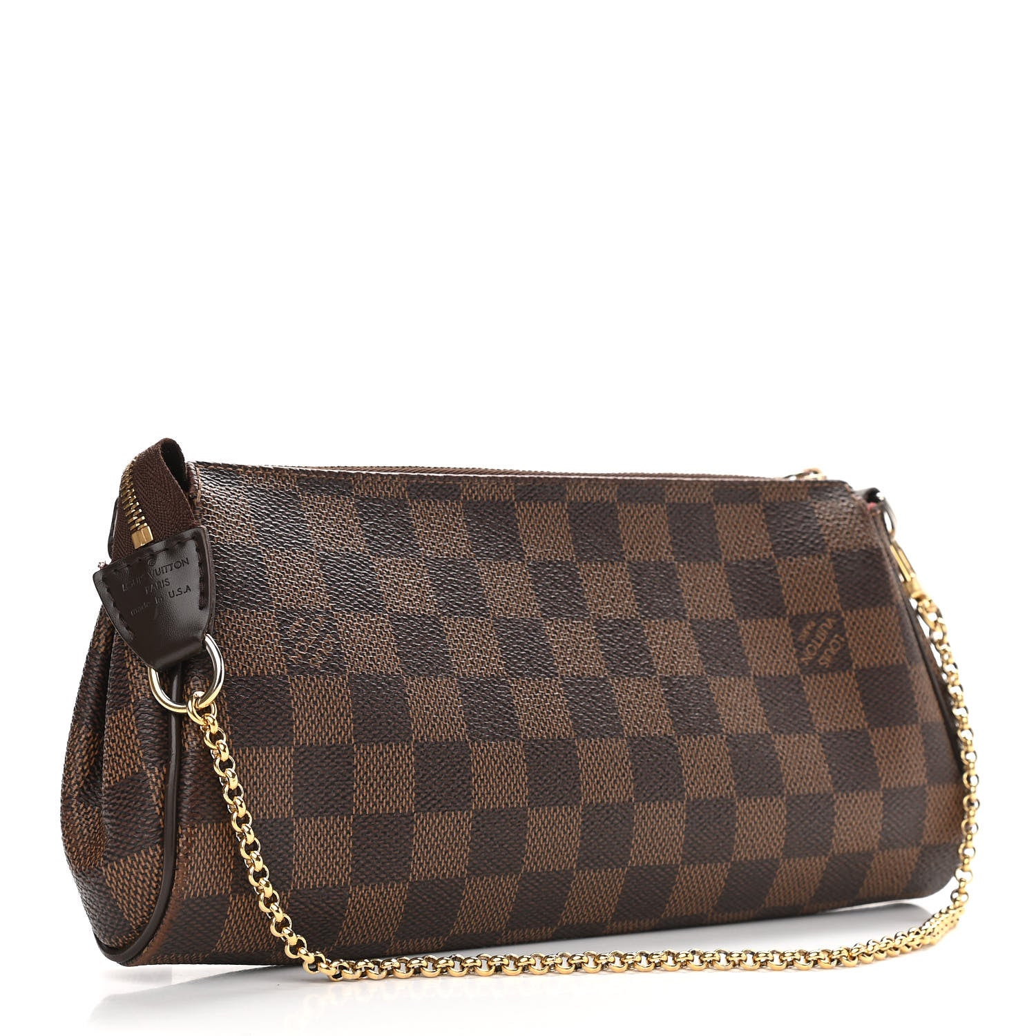 Louis Vuitton Damier Ebene Eva Clutch 2 of 10