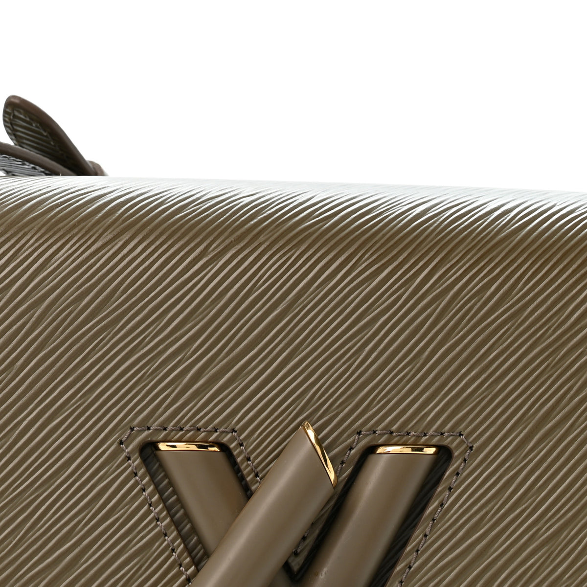 Epi Twist Shoulder Bag MM Smokey Brown