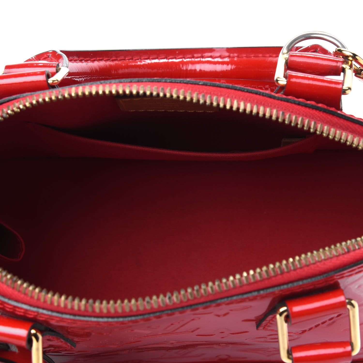 Louis Vuitton Vernis Alma BB Cherry 3 of 4