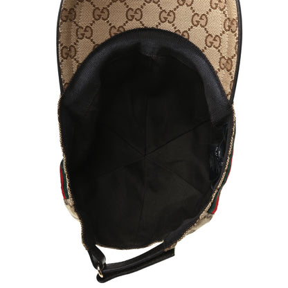 Gucci Monogram Web Baseball Hat XL Beige Cocoa 5 of 6
