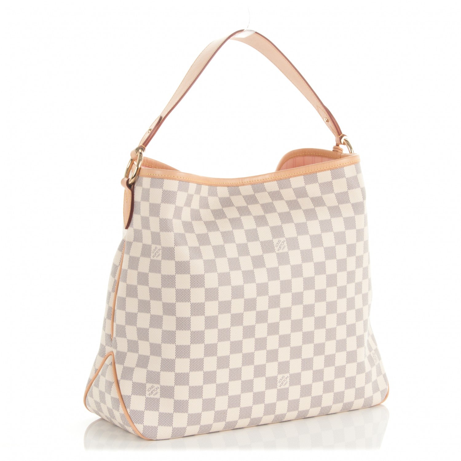 Louis Vuitton Damier Azur Delightful MM Pink 3 of 8