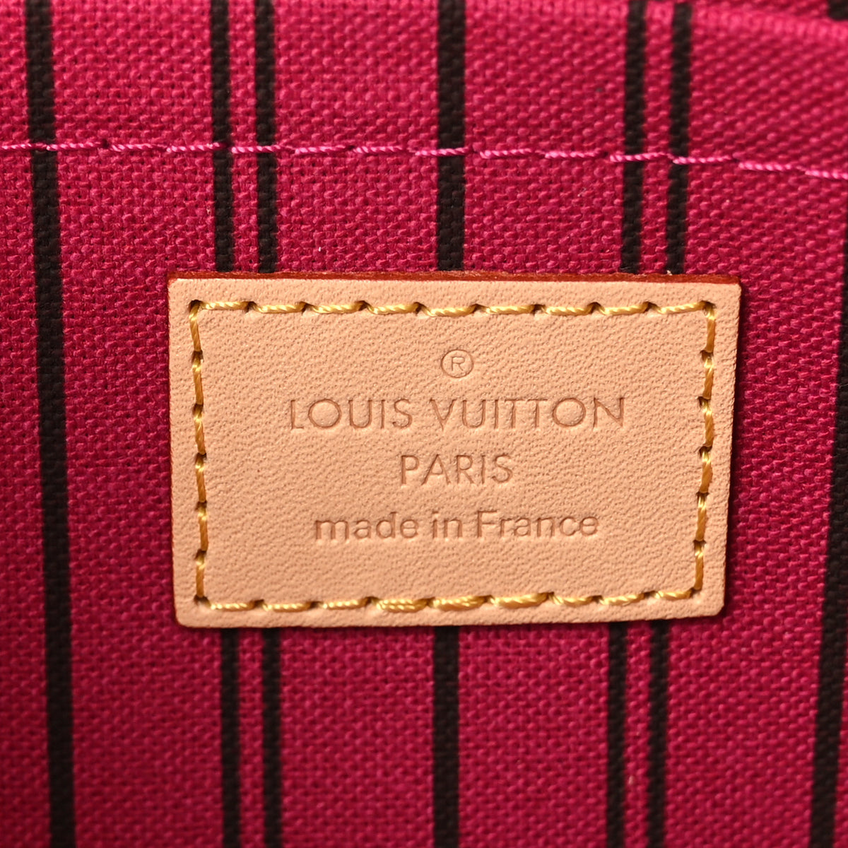 Louis Vuitton Monogram Neverfull MM GM Pochette Pivoine 6 of 6