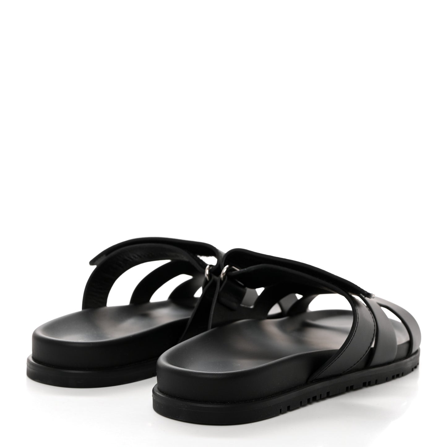 Calfskin Womens Chypre Sandals 41 Black