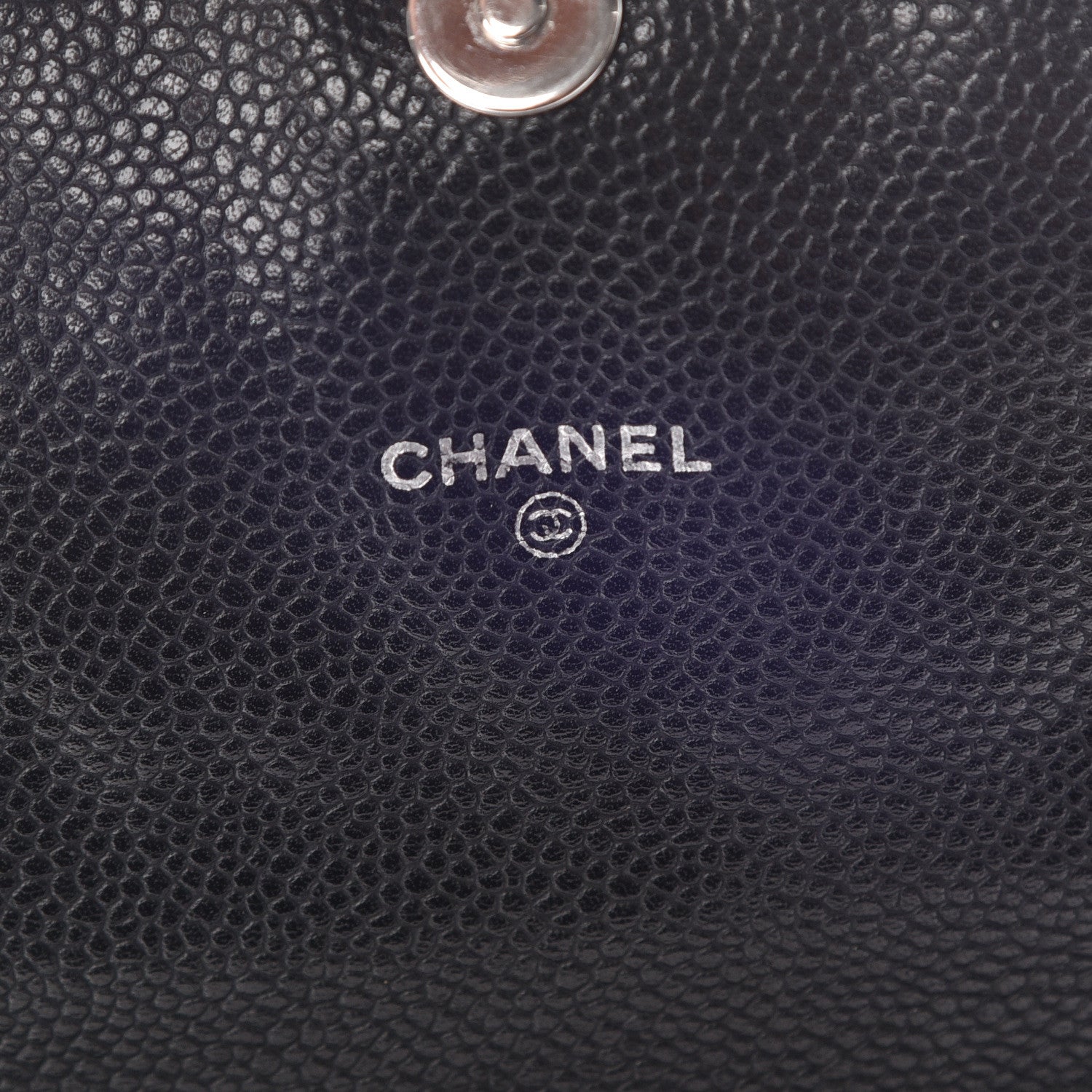 Chanel Caviar Half Moon Wallet On Chain WOC Black 6 of 10