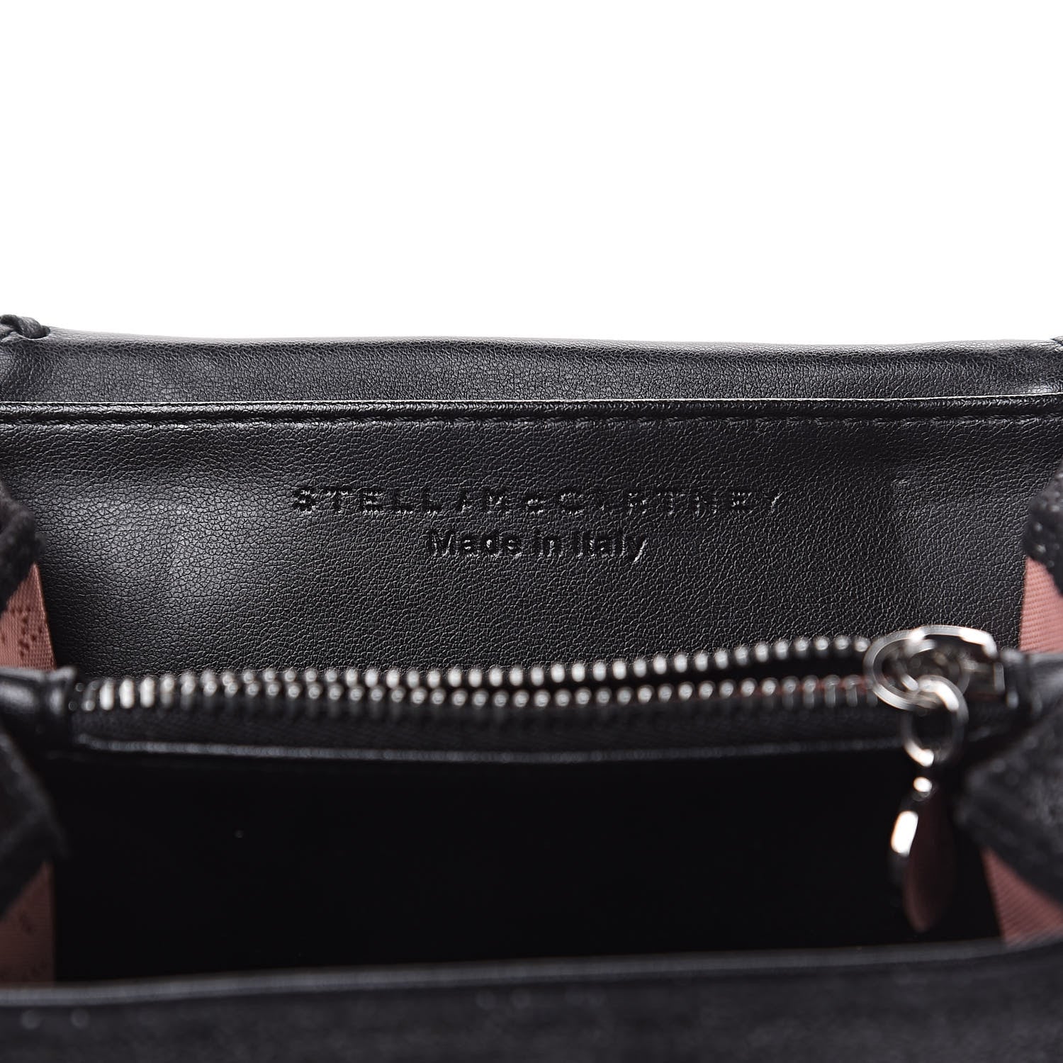Stella McCartney Shaggy Deer Falabella Small Wallet Black 6 of 6