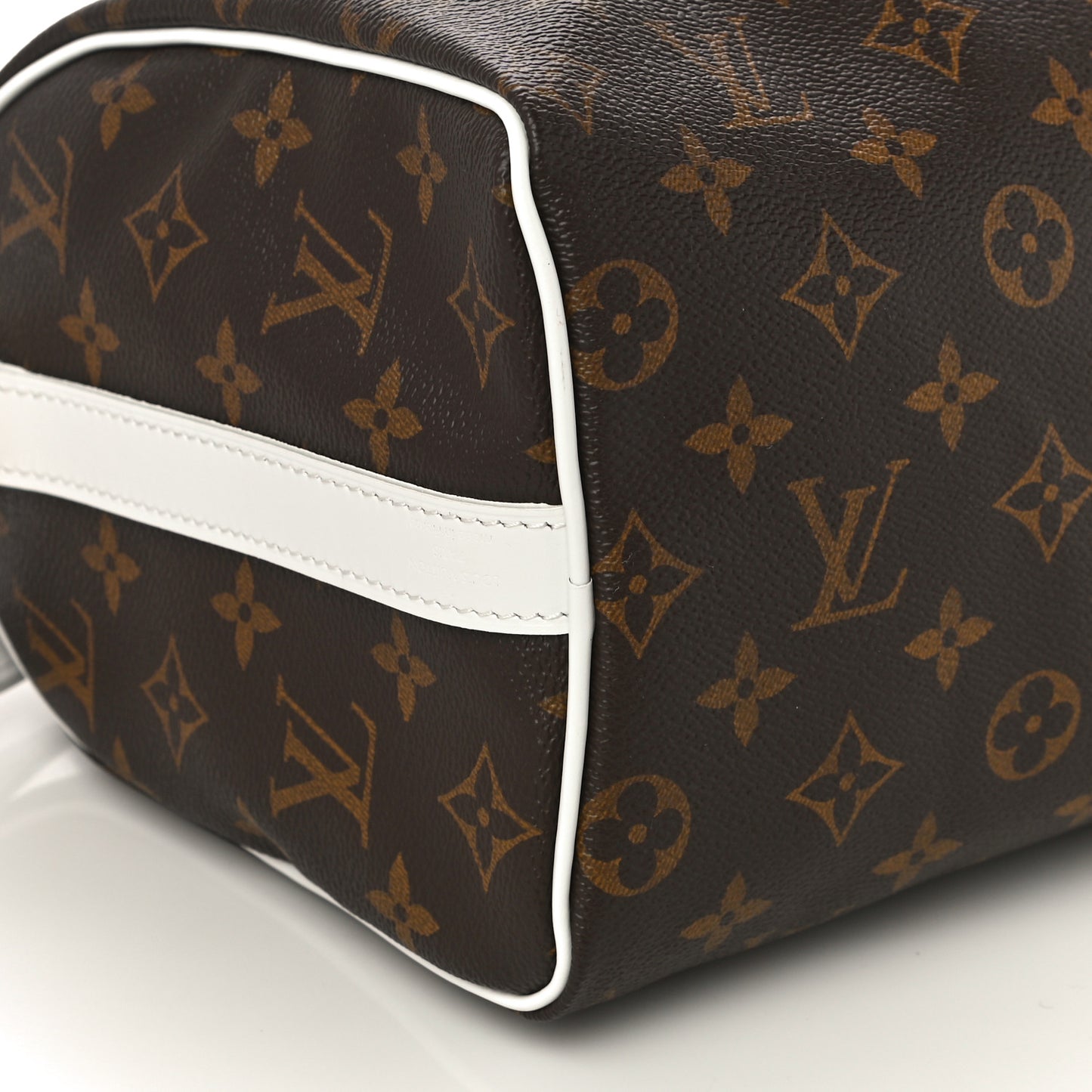 Monogram LV Match Speedy Bandouliere 25 White