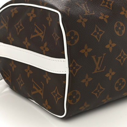 Louis Vuitton Monogram LV Match Speedy Bandouliere 25 White 5 of 9