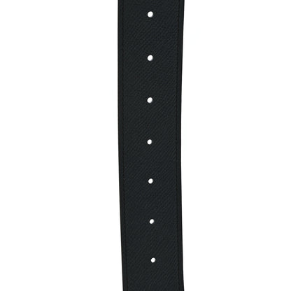 Hermes Epsom 32mm Royal Belt 80 Black White 4 of 5