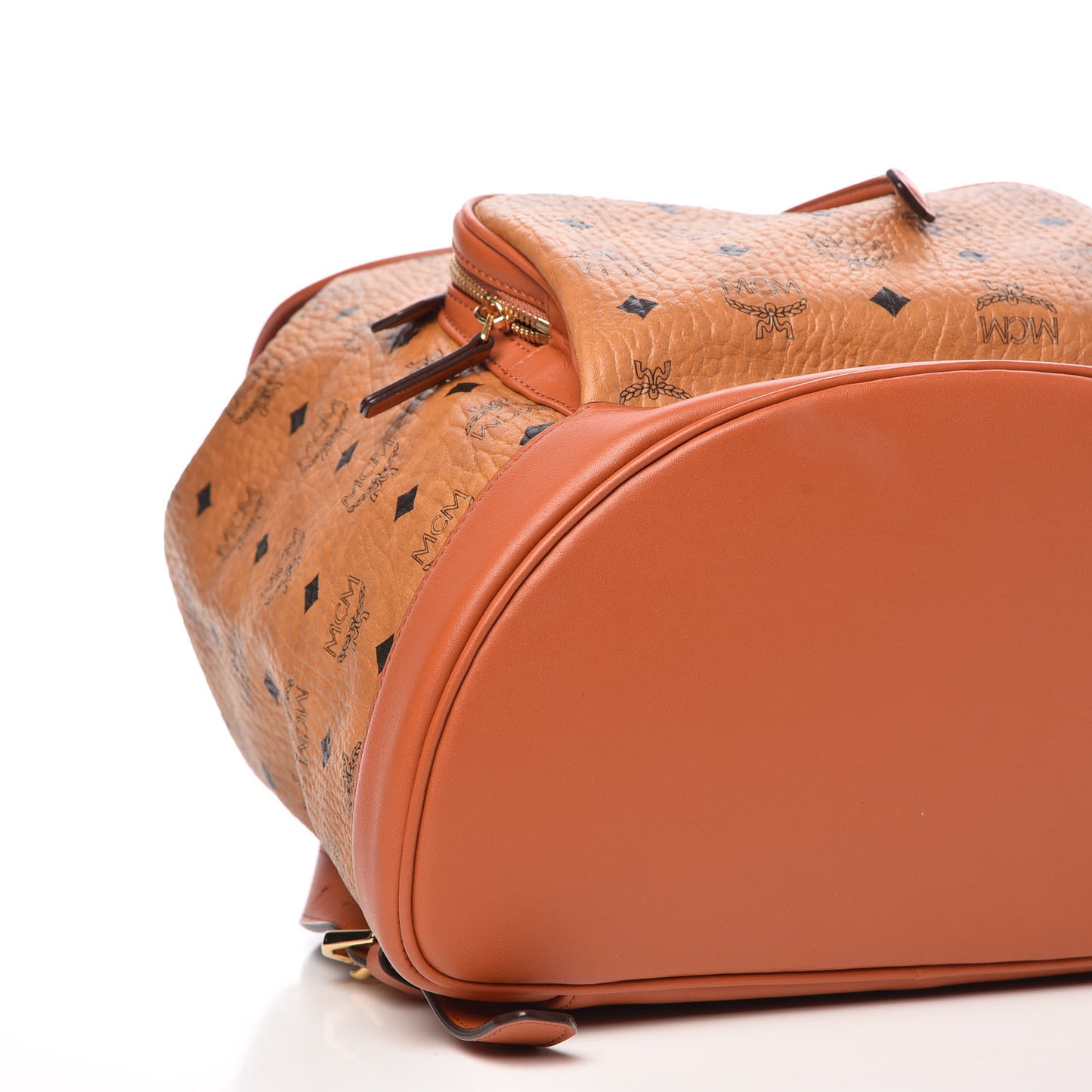 Visetos Medium Vintage Pocket Backpack Cognac
