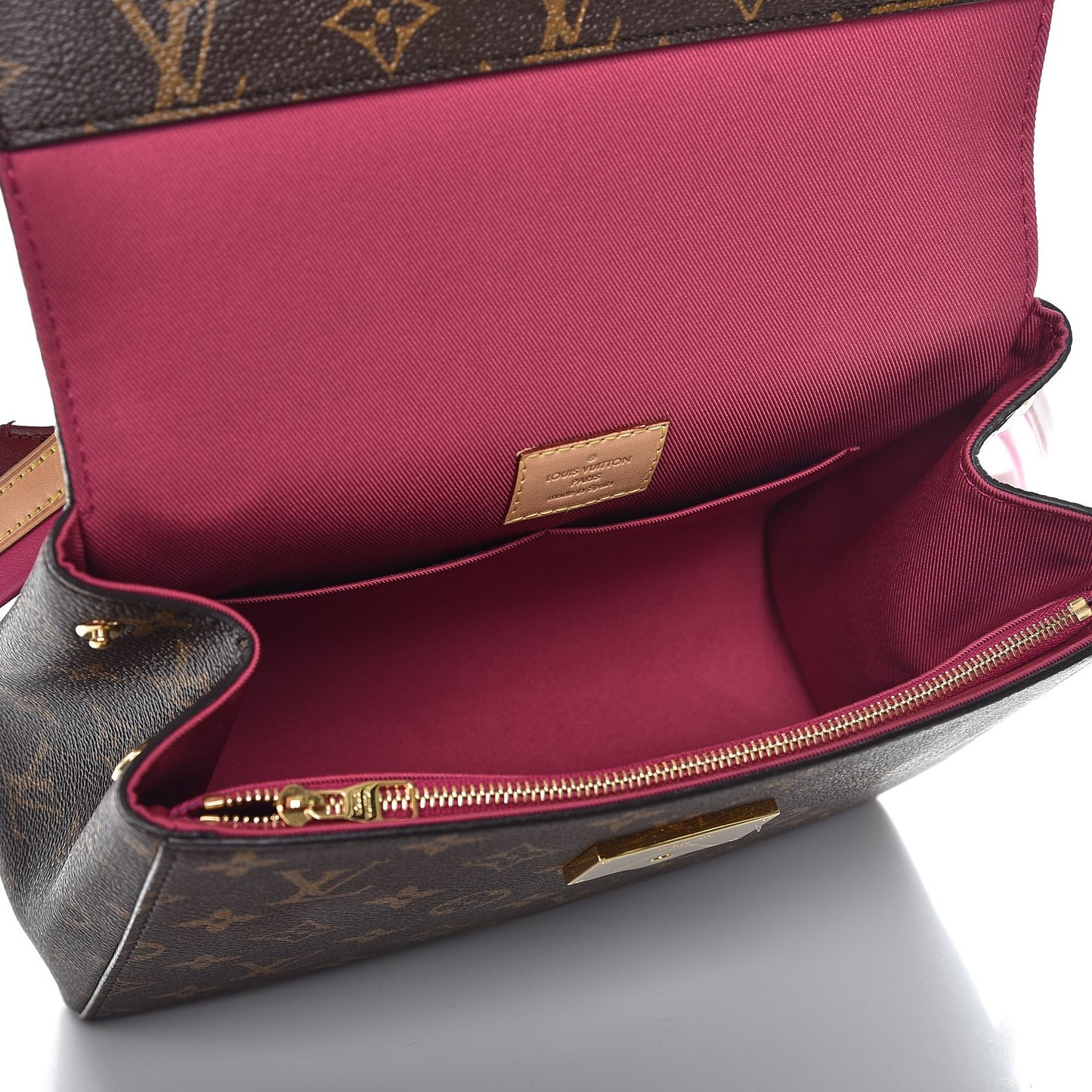 Monogram Cluny BB Bordeaux Fuchsia