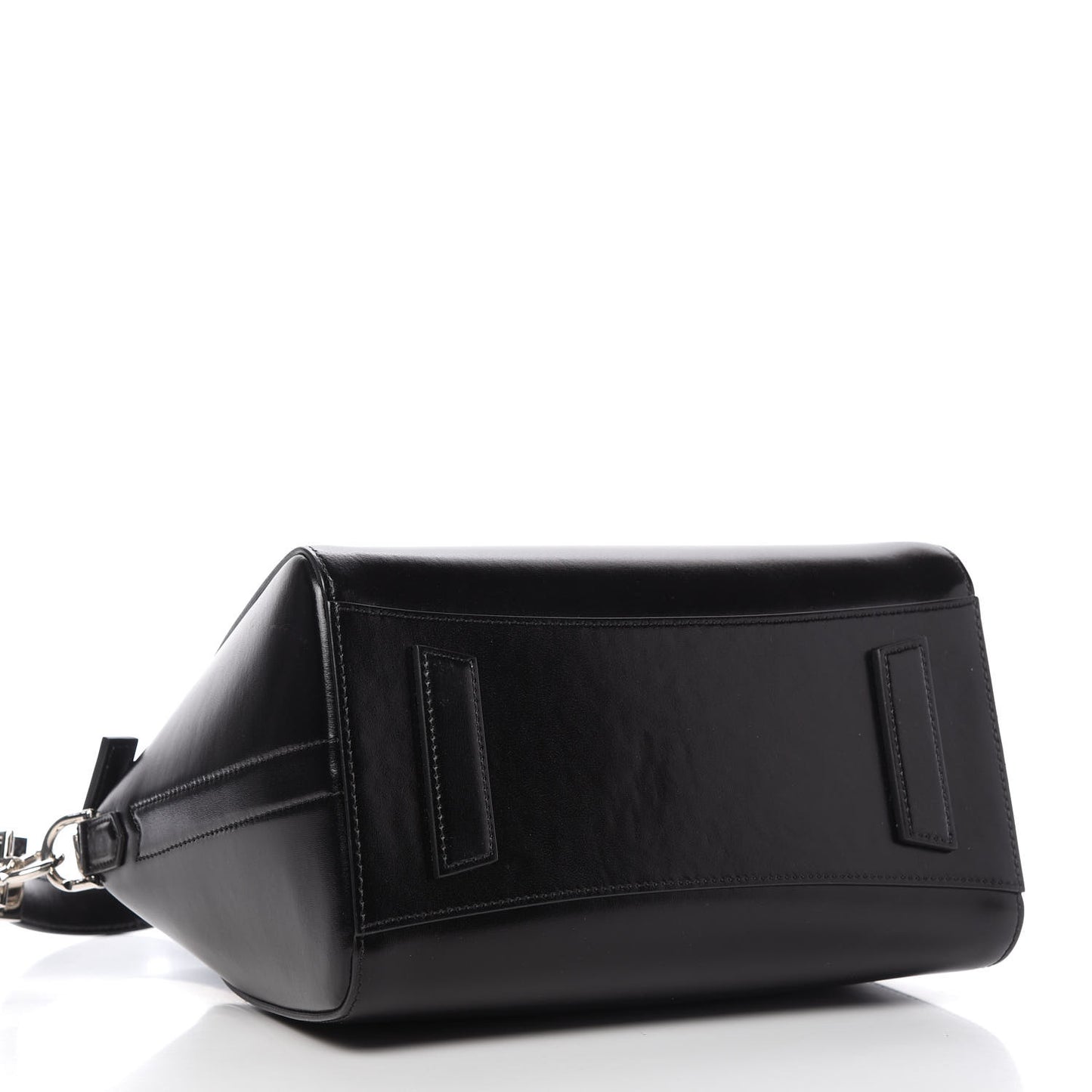 Shiny Lord Calfskin Small Antigona Black