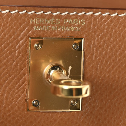 Hermes Epsom Mini Kelly Sellier 20 Gold 6 of 10