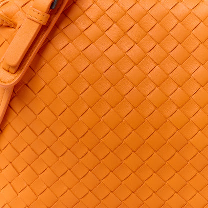 Bottega Veneta Nappa Intrecciato Nodini Crossbody Messenger Orange 9 of 11