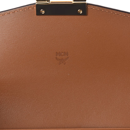 MCM Visetos Large Patricia Wallet On Chain Cognac 6 of 7
