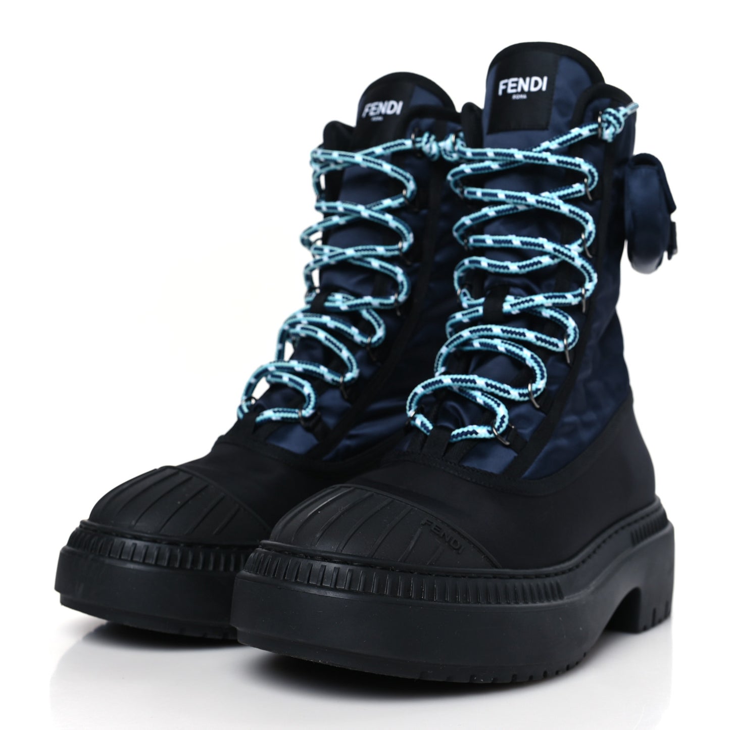 Nylon Domino 50mm Biker Boots 39 Eddie Black