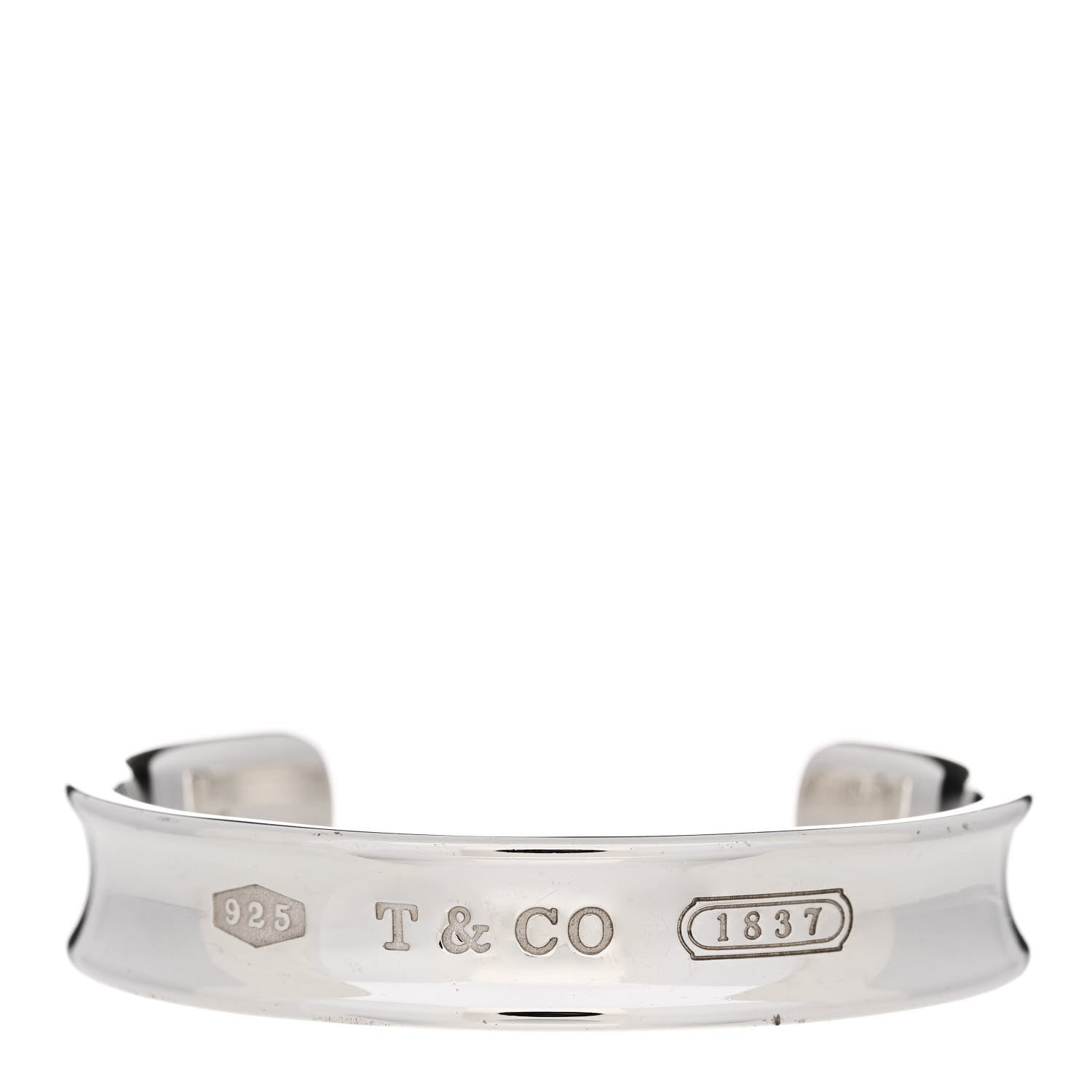 Tiffany Sterling Silver 1837 Cuff Bracelet 1 of 6