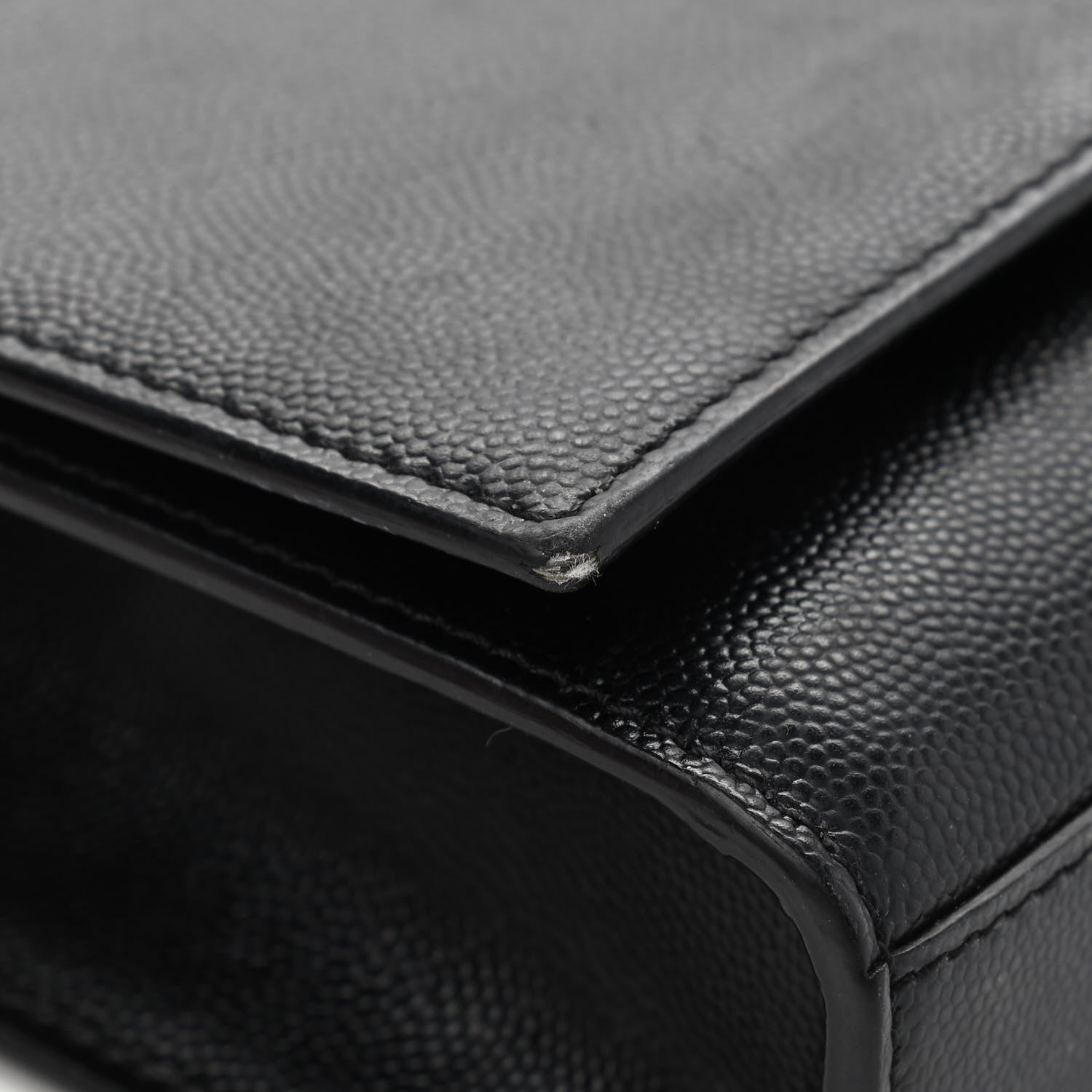 Saint Laurent Grain De Poudre Small Monogram Kate Satchel Black 11 of 11