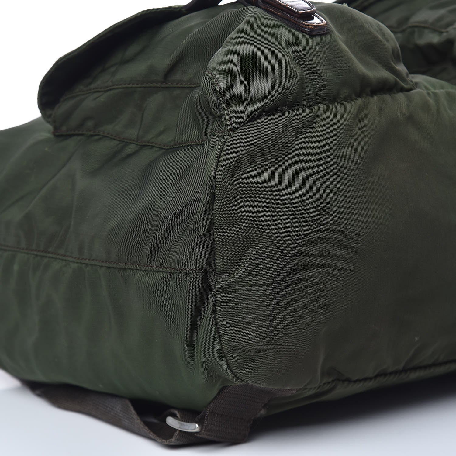 Prada Nylon Vela Medium Backpack Green 15 of 18