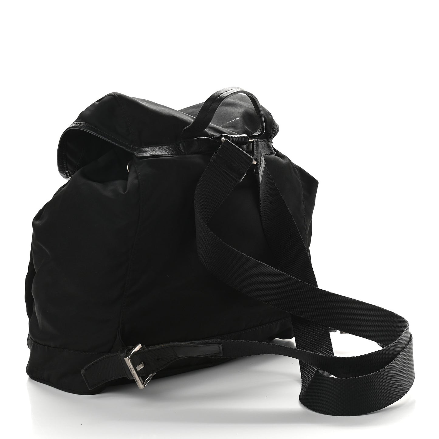 Nylon Vela Medium Backpack Black