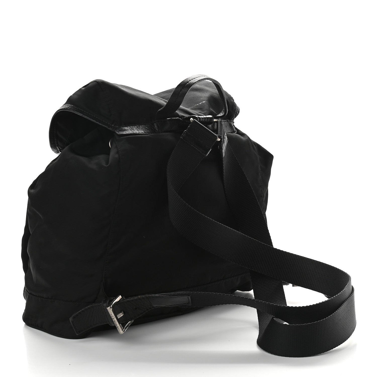 Prada Nylon Vela Medium Backpack Black 2 of 8