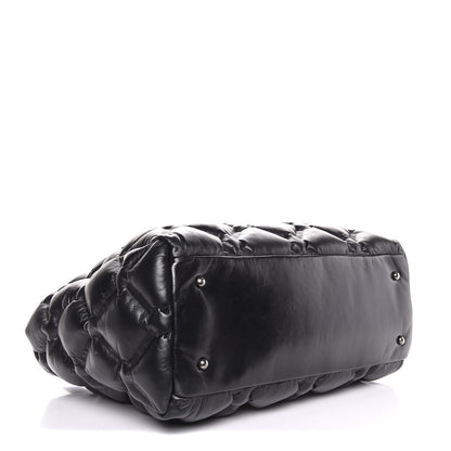 Chanel Calfskin Quilted Large Chesterfield Tote Black 4 of 8