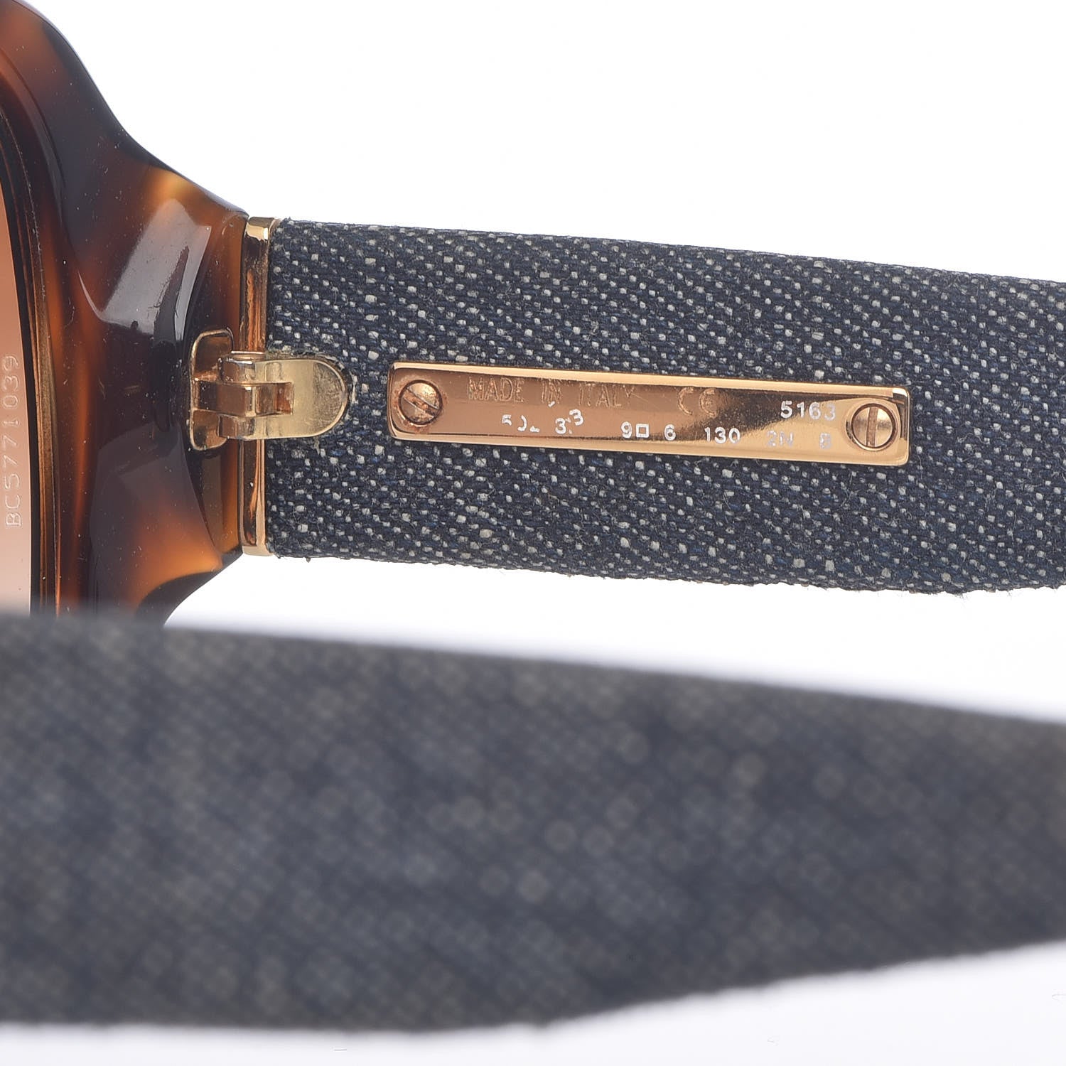 Chanel Denim CC Sunglasses 5163 Havana 6 of 7