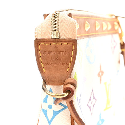 Louis Vuitton Monogram Multicolor Pochette Accessories White 6 of 10