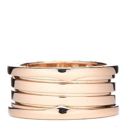 Bulgari 18K Yellow Gold B.Zero1 Four-Band Ring 58 8.5 1 of 4