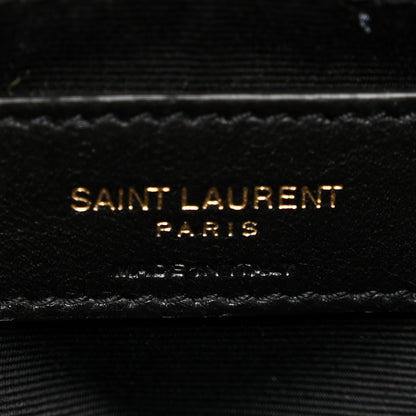 Saint Laurent Suede Y Quilted Monogram Medium Loulou Chain Satchel Chartreuse 6 of 15