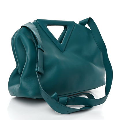 Bottega Veneta Calfskin Medium The Point Triangle Bag Mallard 3 of 10