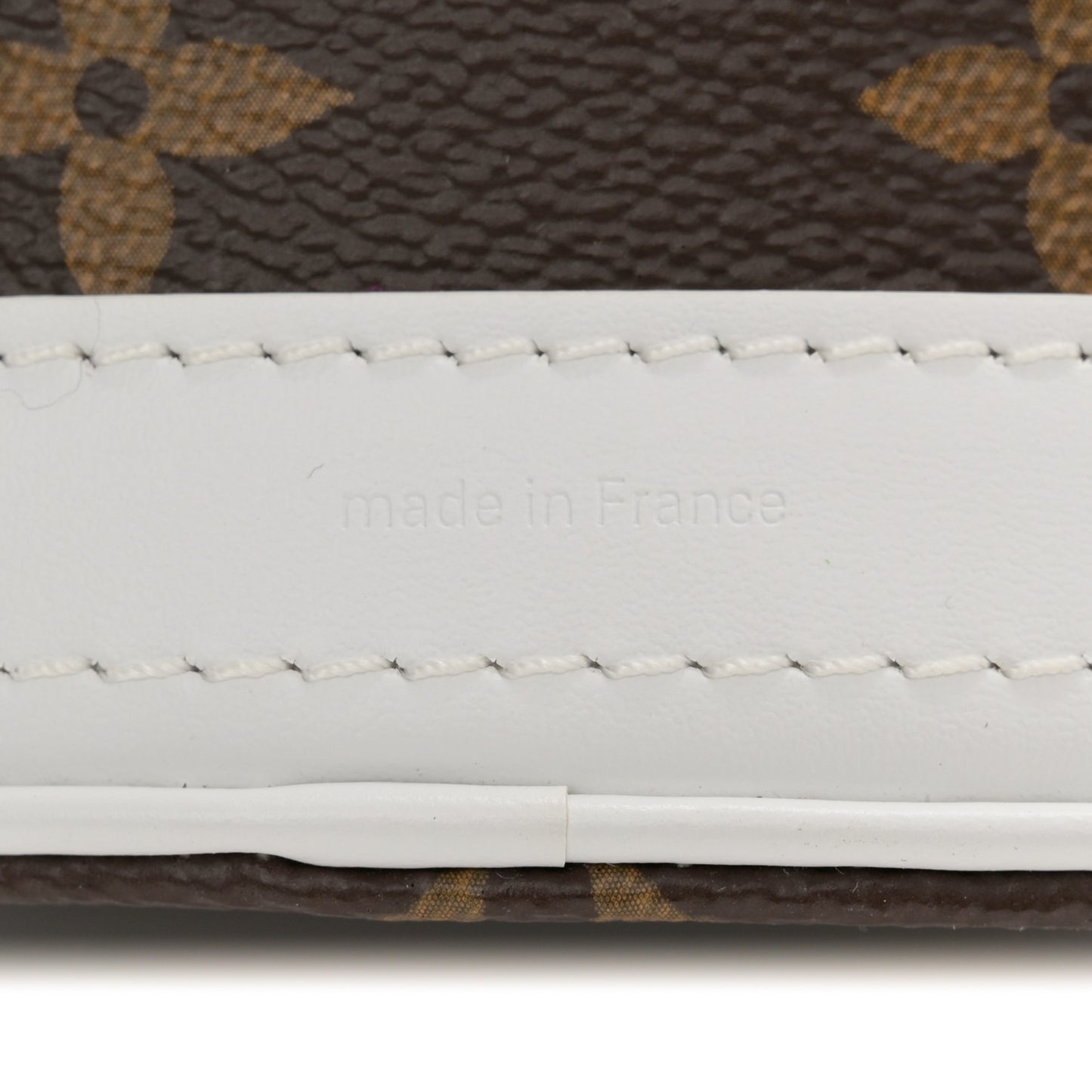 Monogram LV Match Nano Bucket Bag White