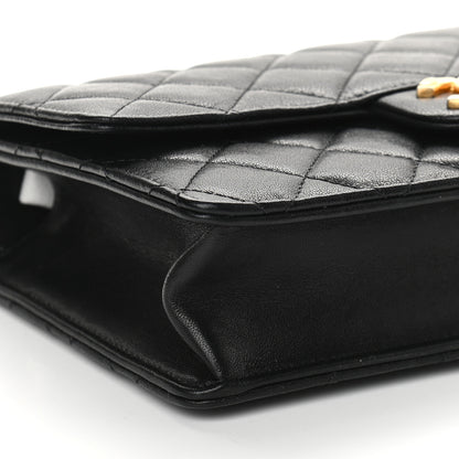 Chanel Goatskin Quilted Small Chic Pearls Flap Black 8 of 9